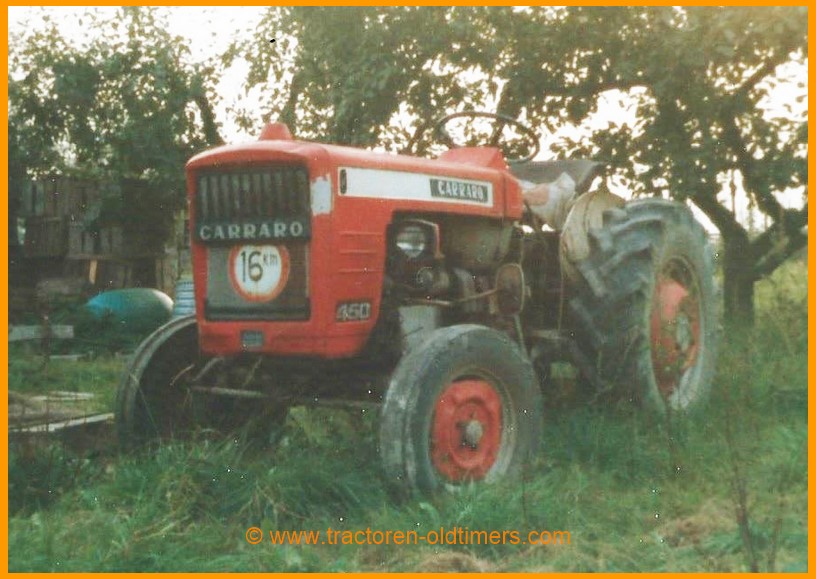 Tractor Carraro dashboard
